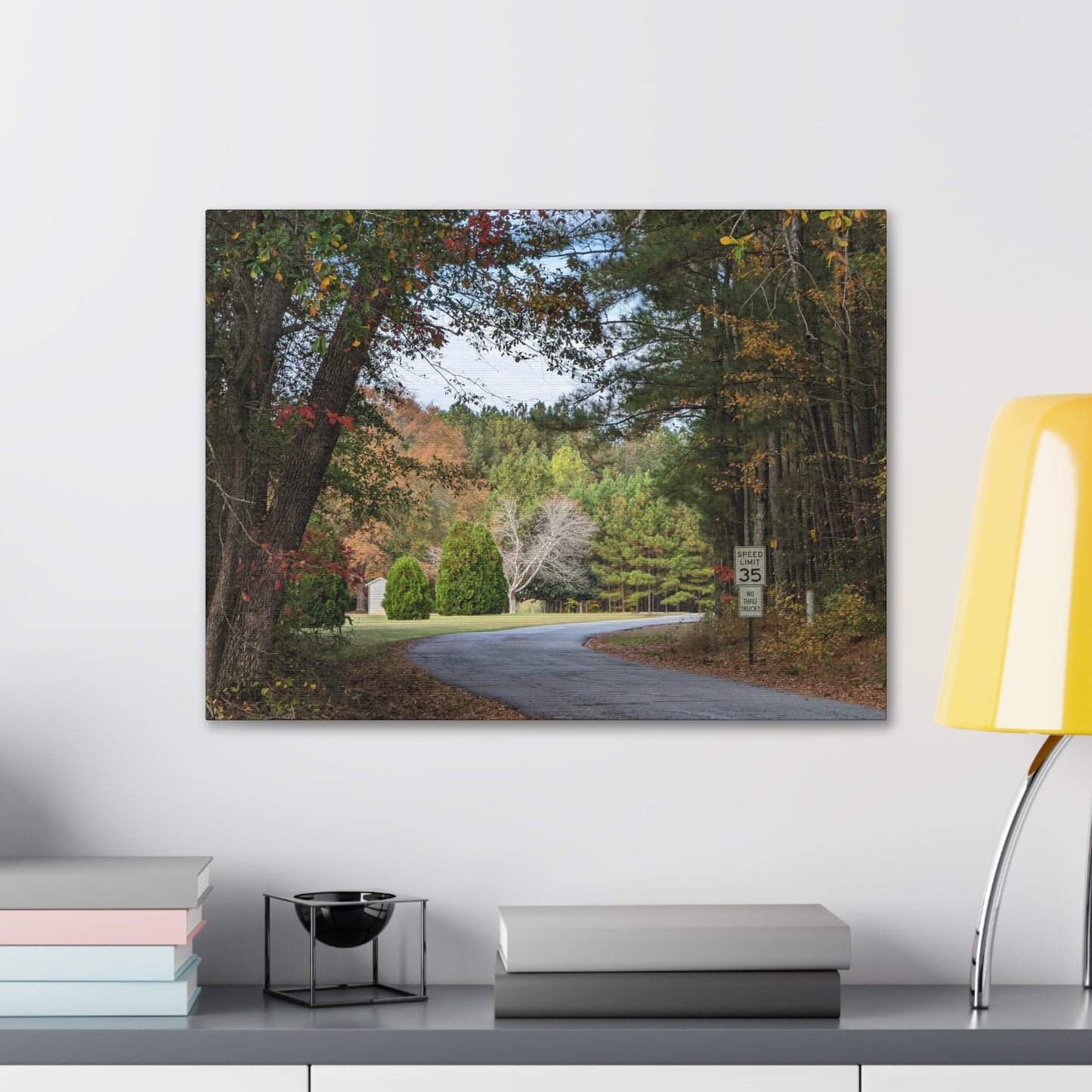 Monroe GA Wall Art Canvas October