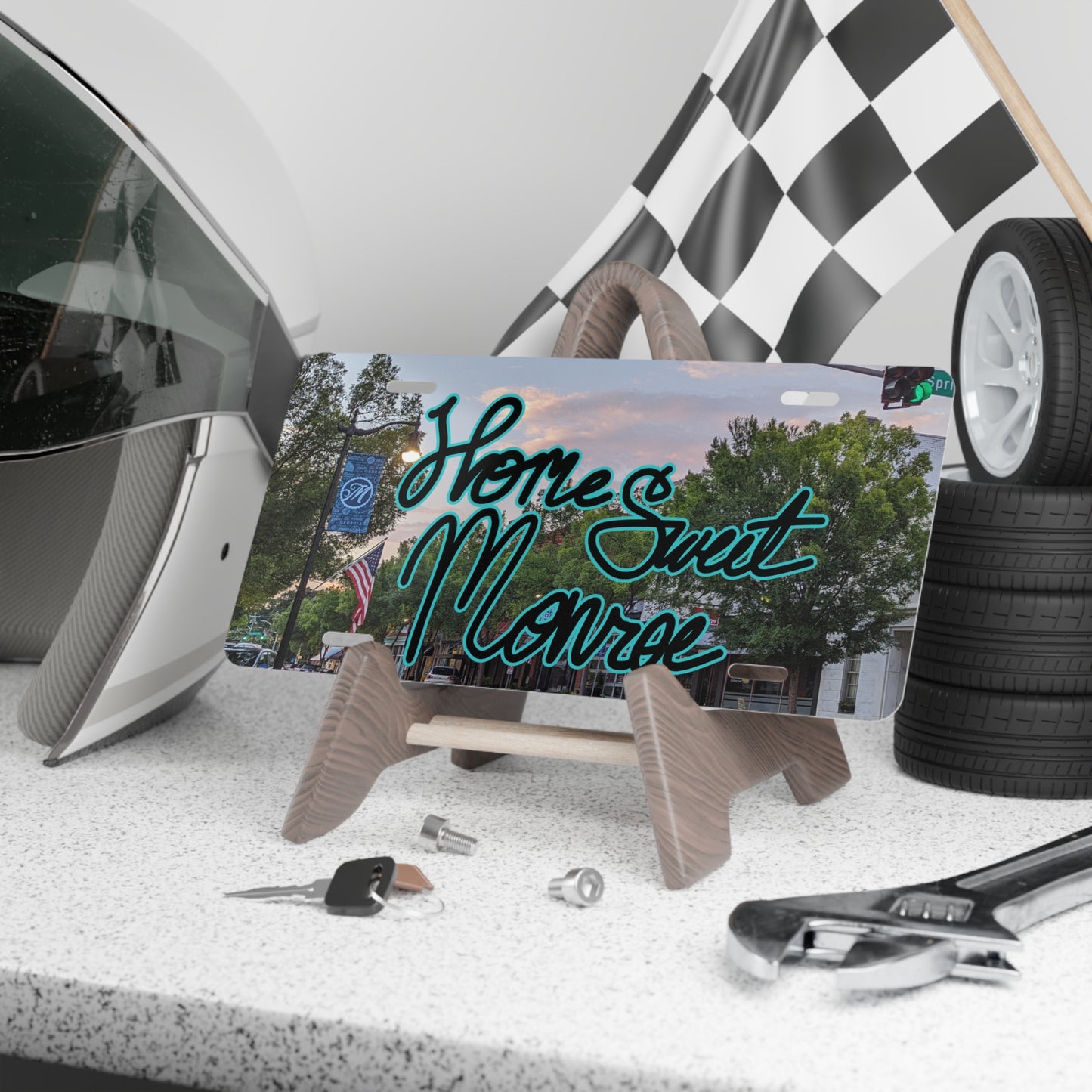 Monroe GA Vanity Plate July - "Home Sweet Monroe"