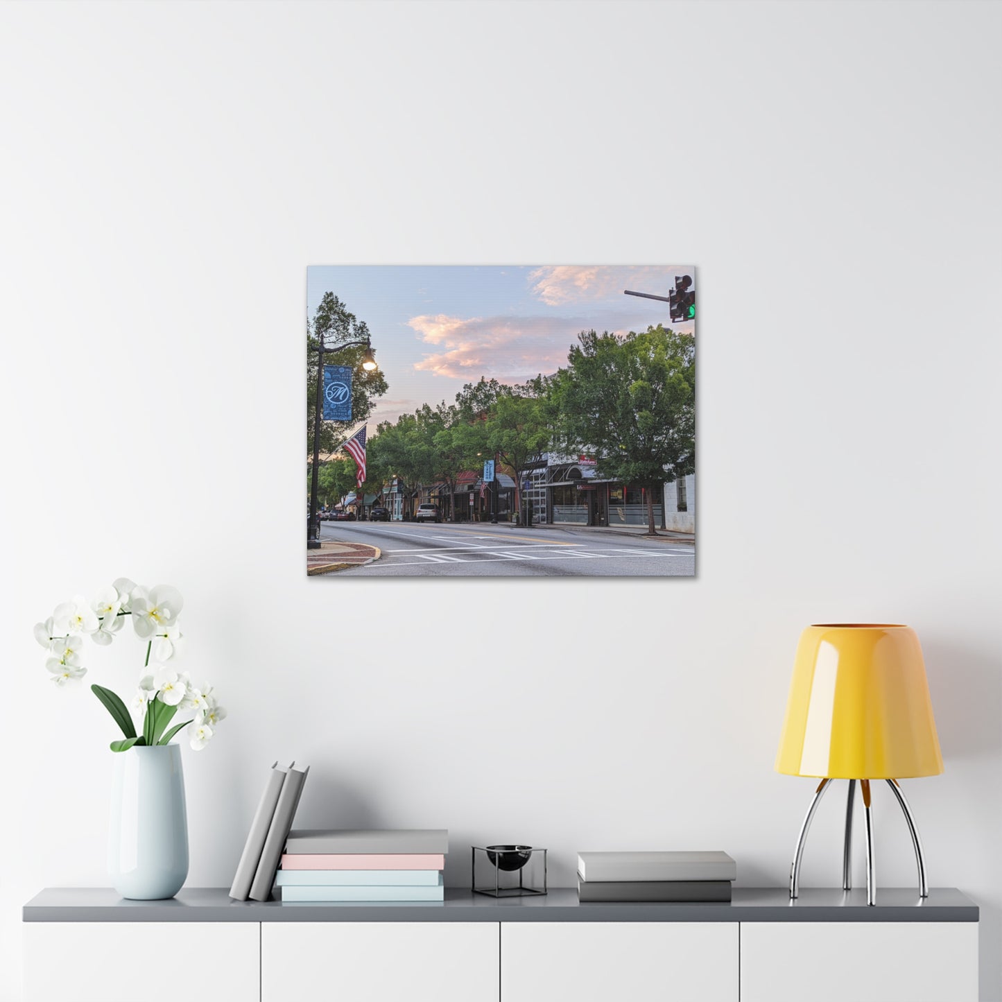Monroe GA Wall Art Canvas July