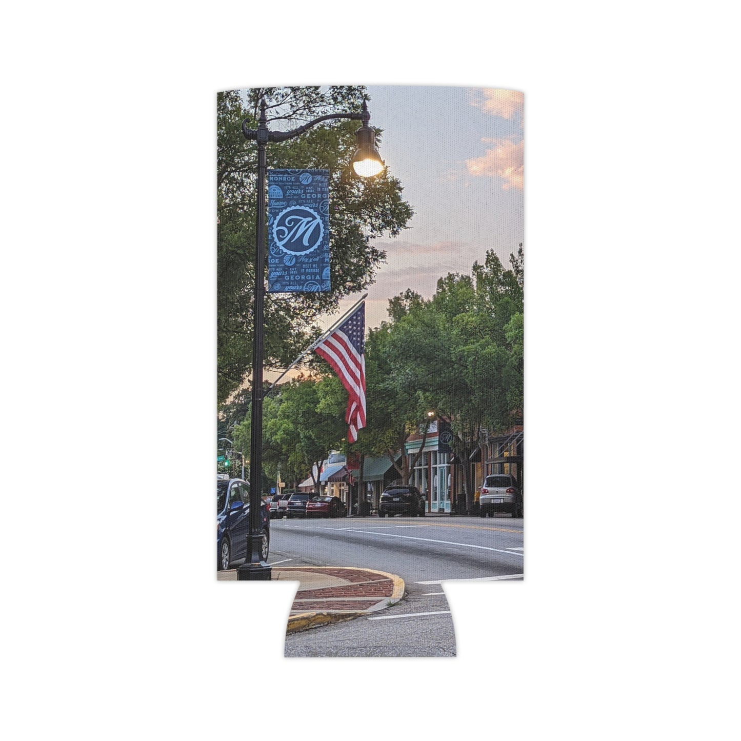 Monroe GA Can Cooler July - Regular or Slim