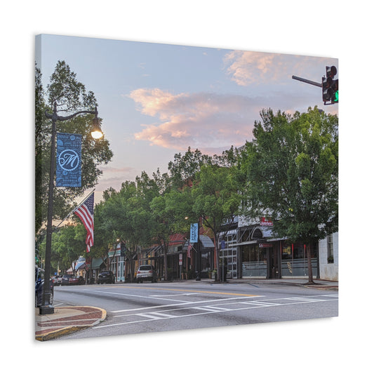 Monroe GA Wall Art Canvas July