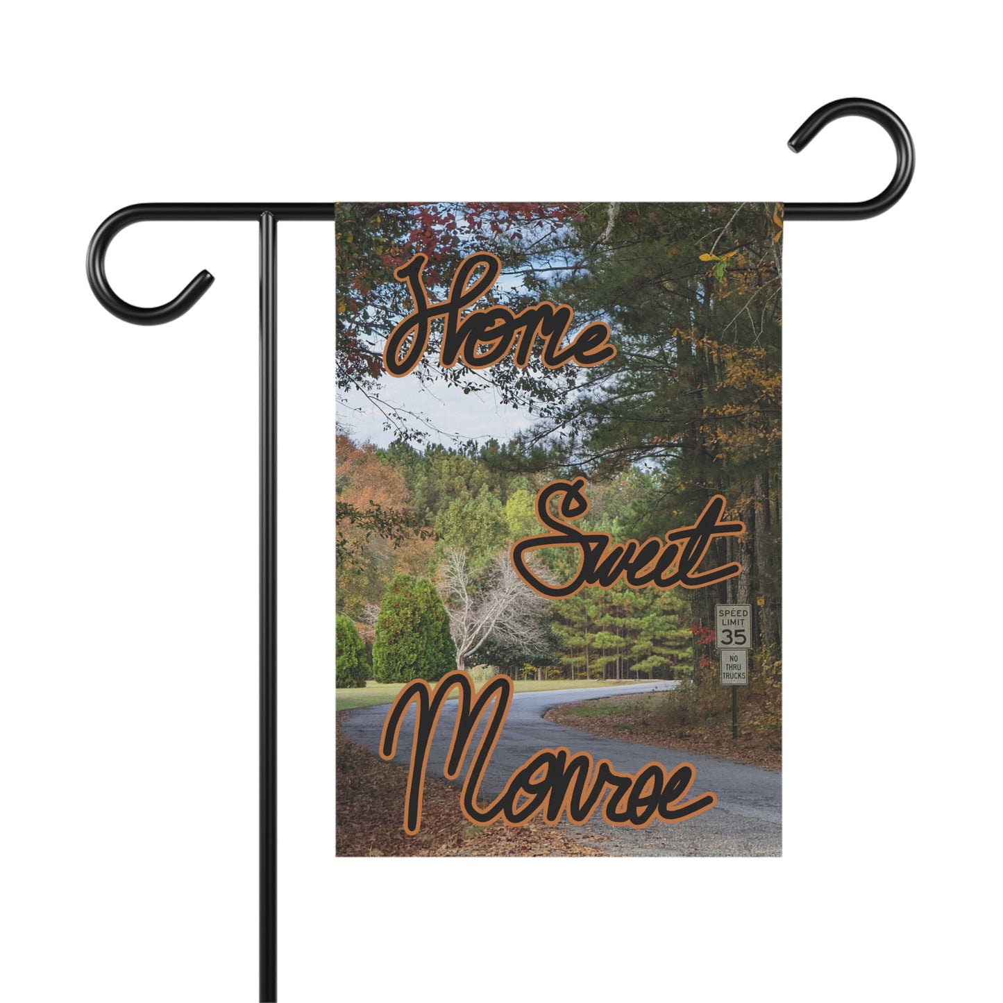 Monroe GA Garden Banner October - "Home Sweet Monroe"