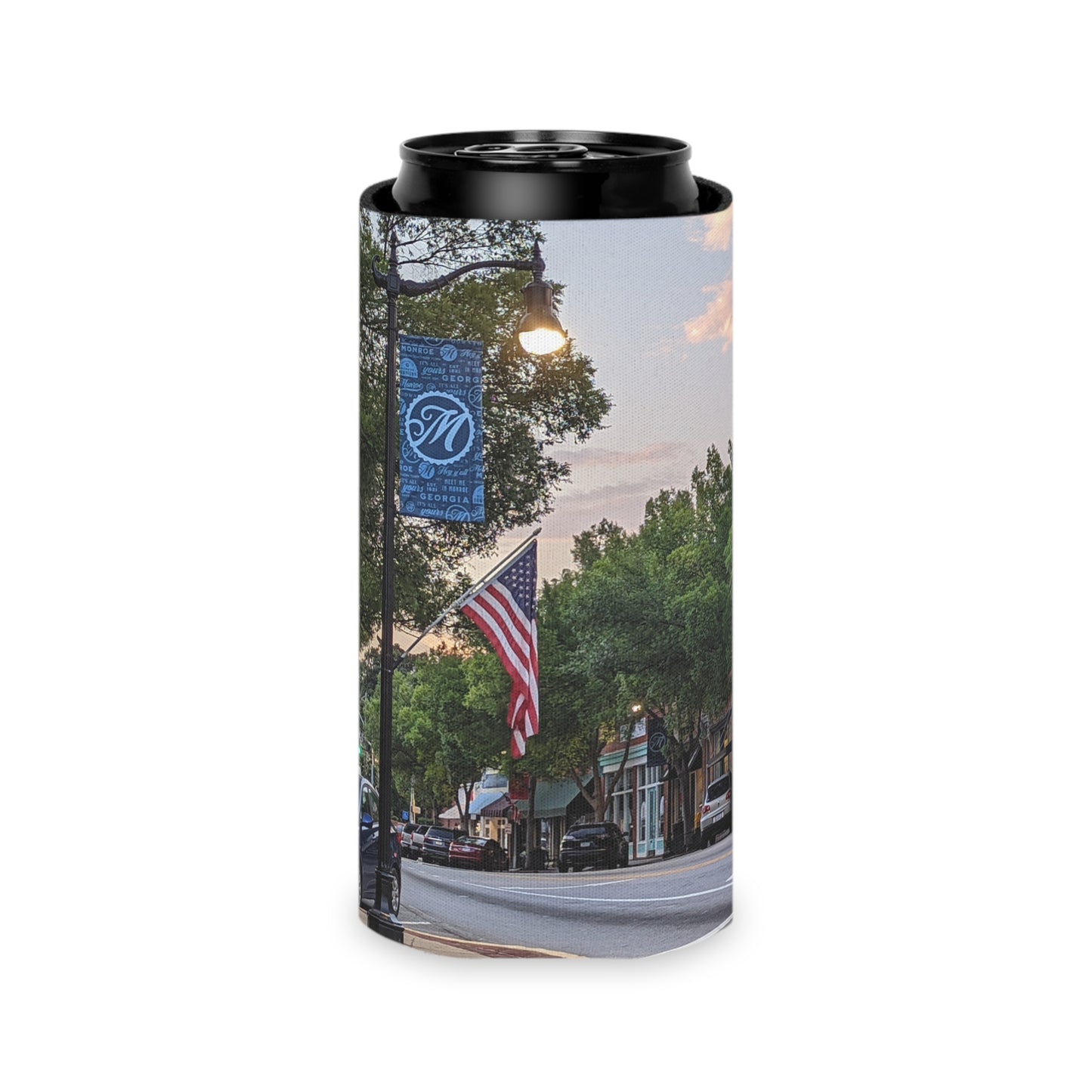 Monroe GA Can Cooler July - Regular or Slim