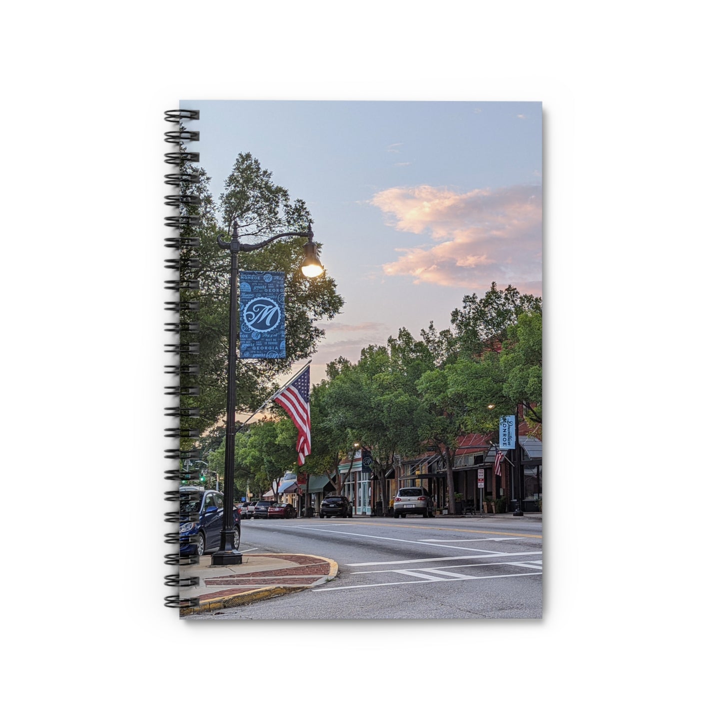 Monroe GA Spiral Notebook July