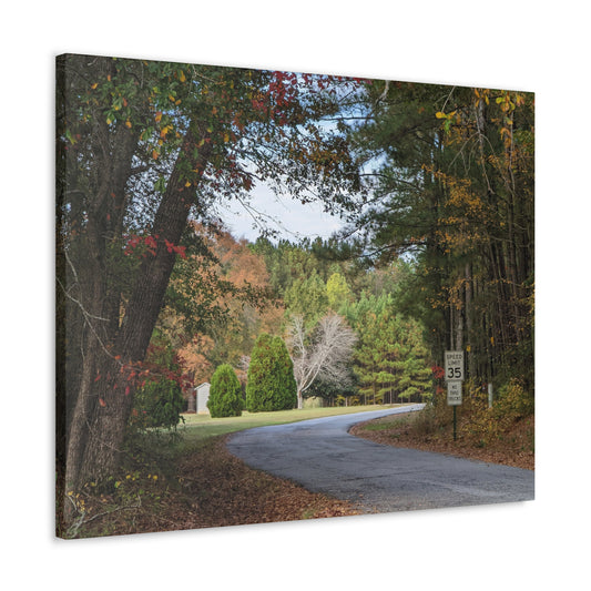 Monroe GA Wall Art Canvas October