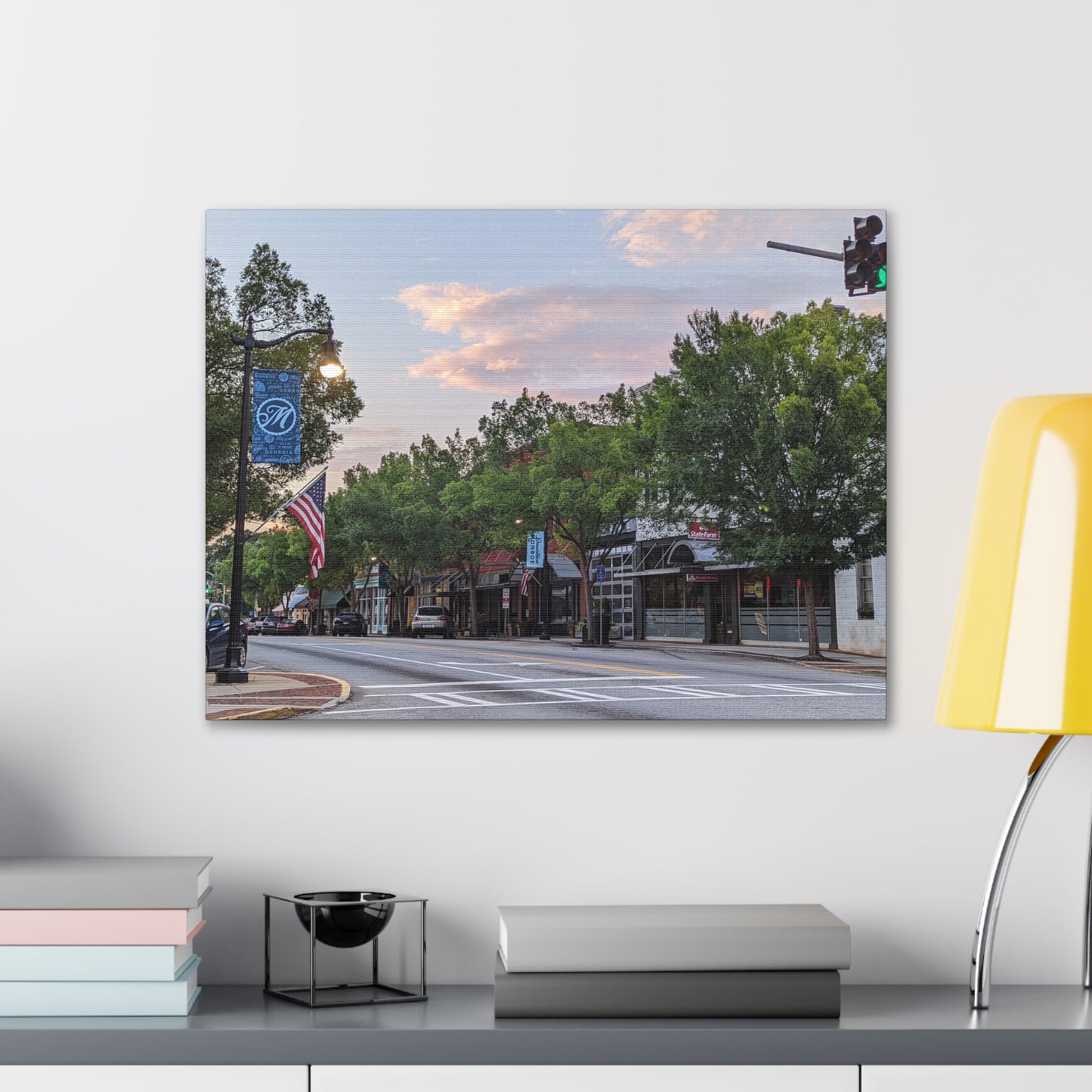 Monroe GA Wall Art Canvas July