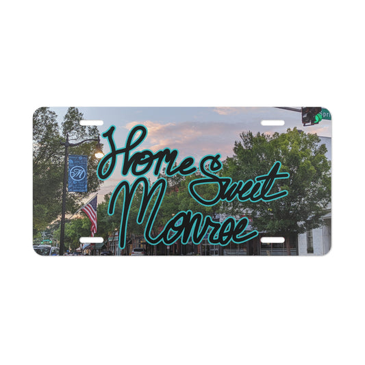 Monroe GA Vanity Plate July - "Home Sweet Monroe"
